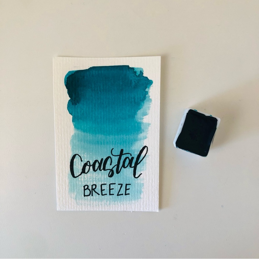 Handmade Watercolor Paint - Coastal Breeze